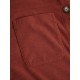 Women's Daily Ethnic Aztec Print Corduroy Pockets Drop Shoulder Button Up Turn Down Collar Long Sleeve Shacket